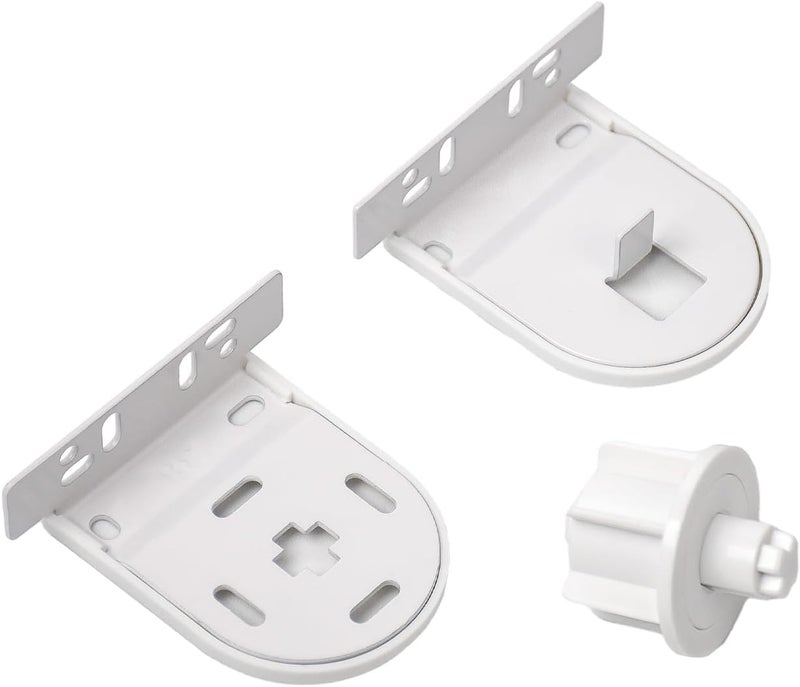 HUIYEETEX Blind Replacement Parts for 1.5”/38mm Shade Tube, Mounting Bracket for Blinds, Shade Brackets/Mounting - Image 1